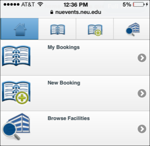 NUSSO Room Booking screenshot