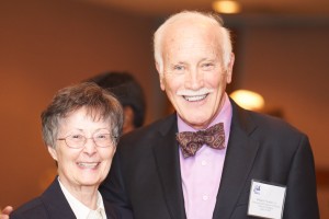 Linda Leahy and featured speaker William Fowler