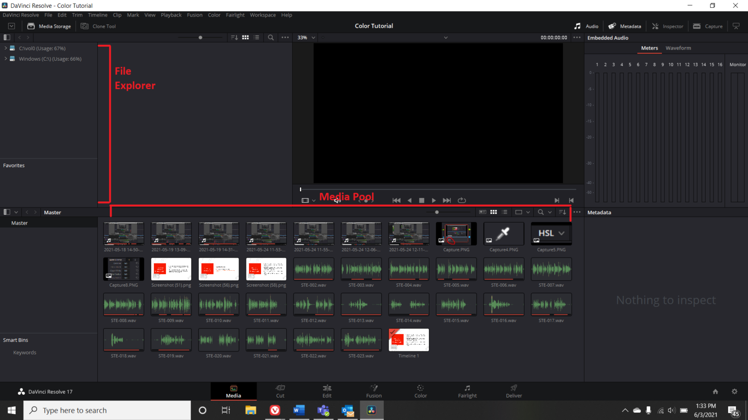 DaVinci Resolve Learning the Interfaces Library News